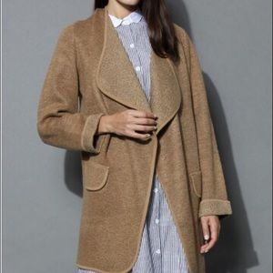 Chicwish tab open cardigan sweater jacket